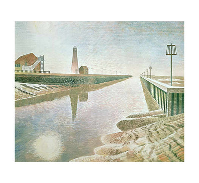 Rye Harbour Art Print by Eric Ravilious - Art Republic