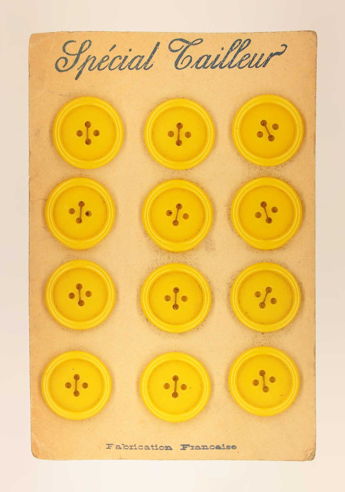 Yellow Buttons Enlarged