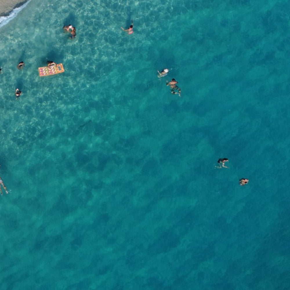 Aerial View of Alanya Beach - Jasmin Merdan Enlarged