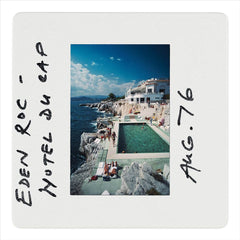 Eden-Roc Pool, Slide - C-Type Print - Small Photography Print by Slim Aarons - Art Republic