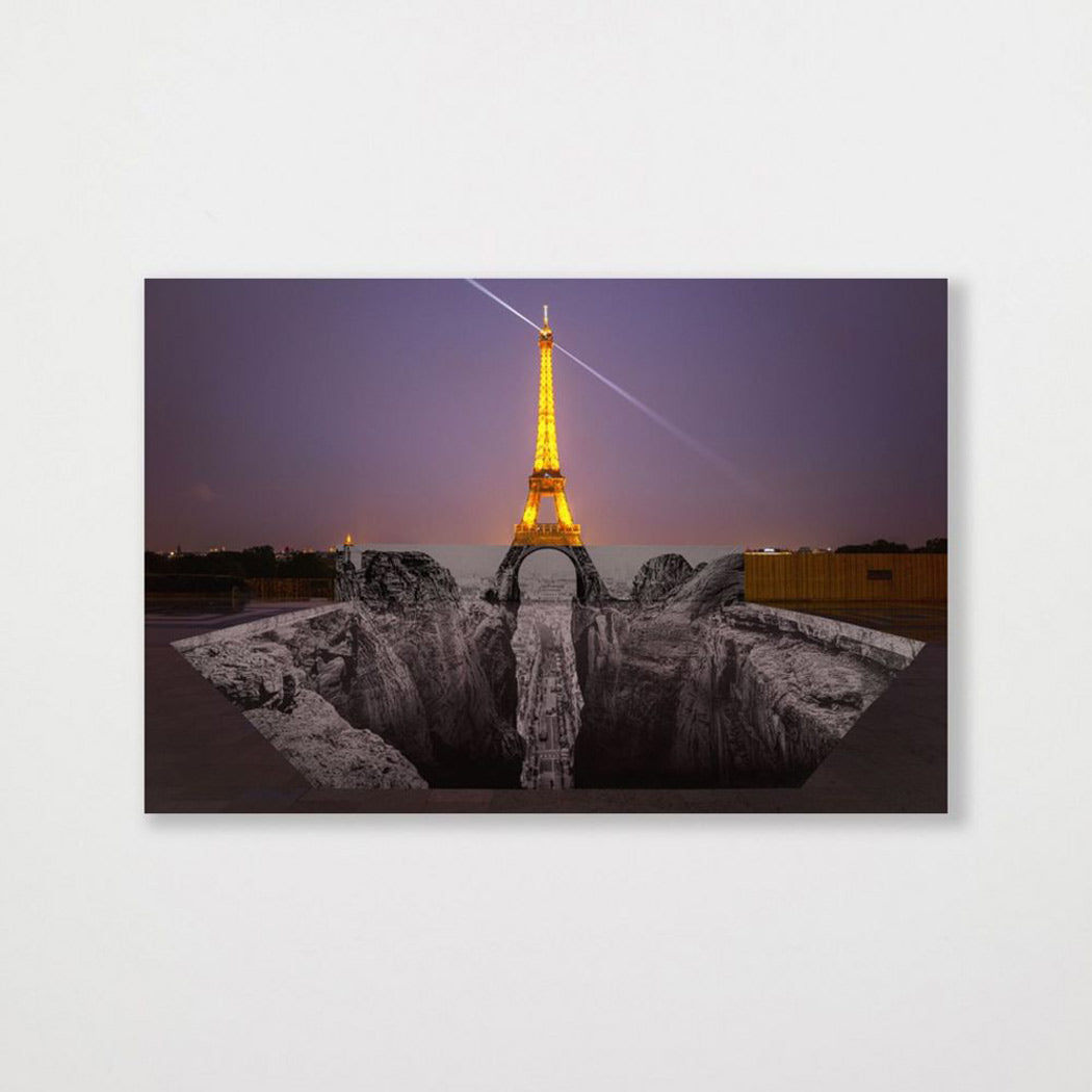 Trompe l'oeil, Les Falaises du Trocadéro, 25 mai 2021, 22h18, Paris Enlarged