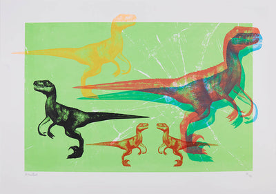 Raptors On Parade Art Print by Memori Prints - Art Republic