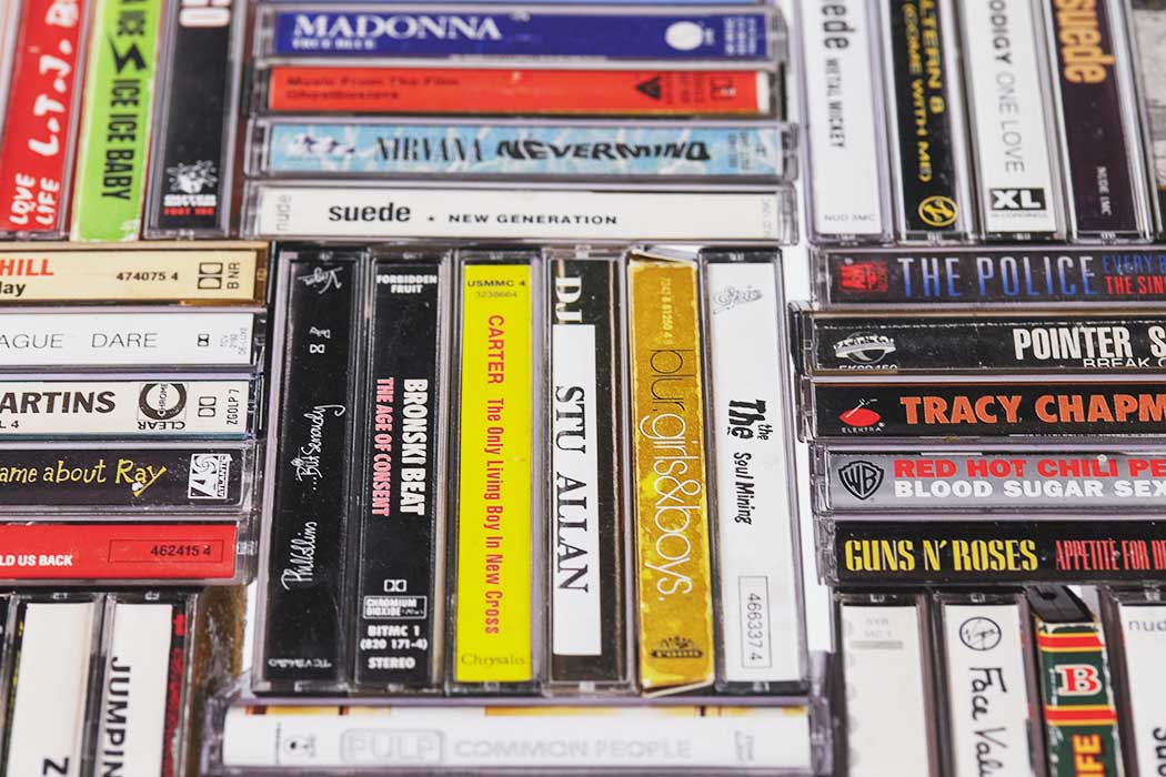 Compact Cassette Collection - Large Enlarged