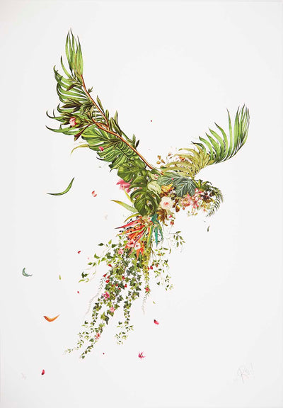 We're All Just Beautiful Pigeons Art Print by Rosco Brittin - Art Republic