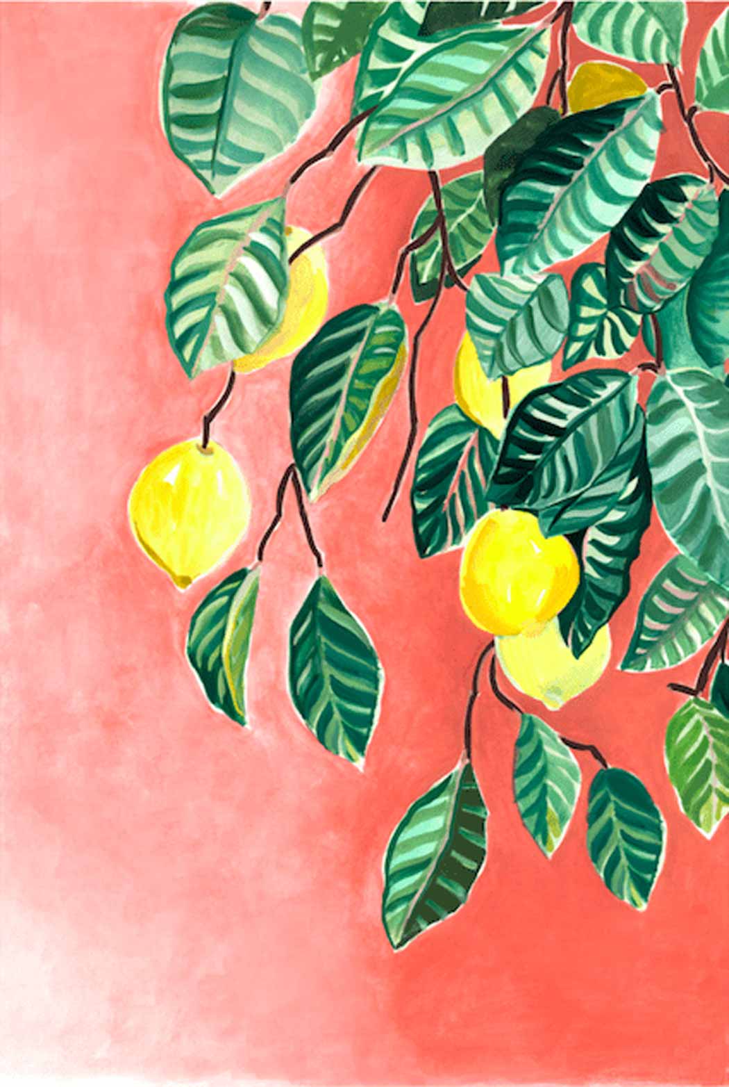 Lemons and Trees - A2 Enlarged