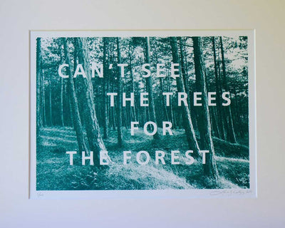 CAN'T SEE THE TREES FOR THE FOREST Art Print by Lene Bladbjerg - Art Republic