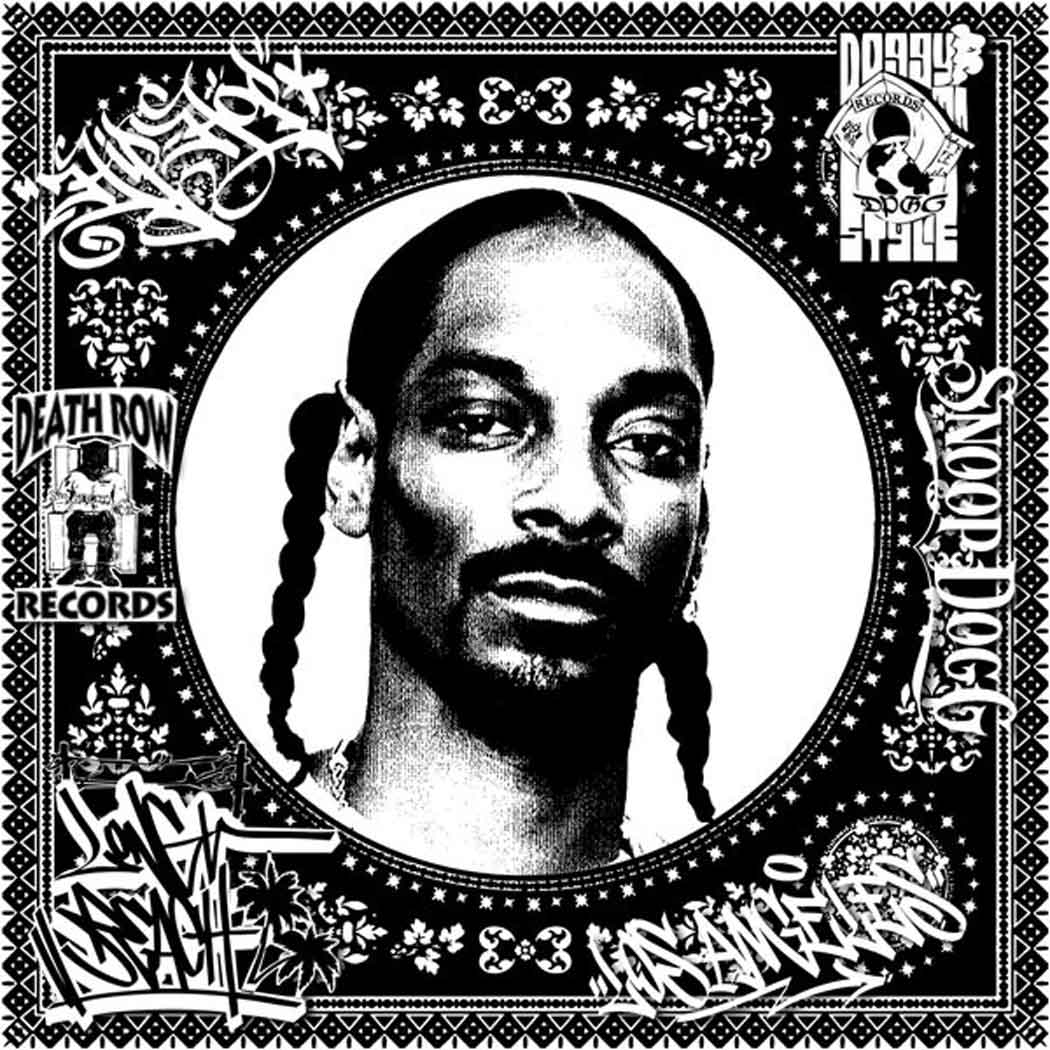 Snoop Dogg - Black & White Enlarged