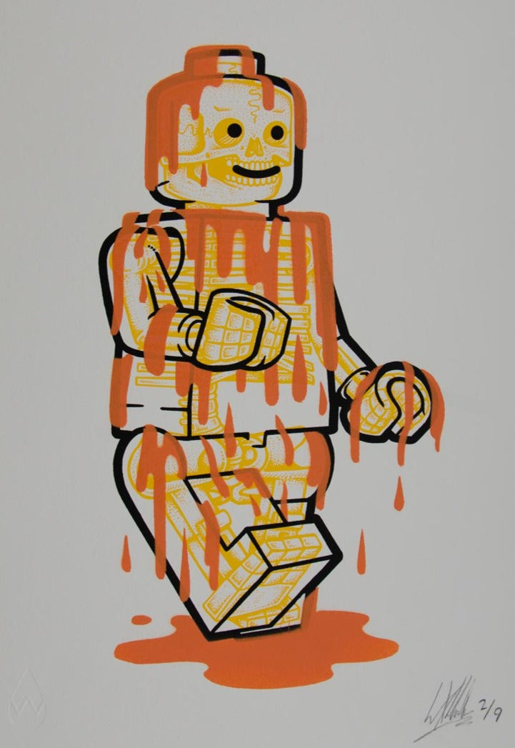 Lego Bones - Hand Finished Enlarged