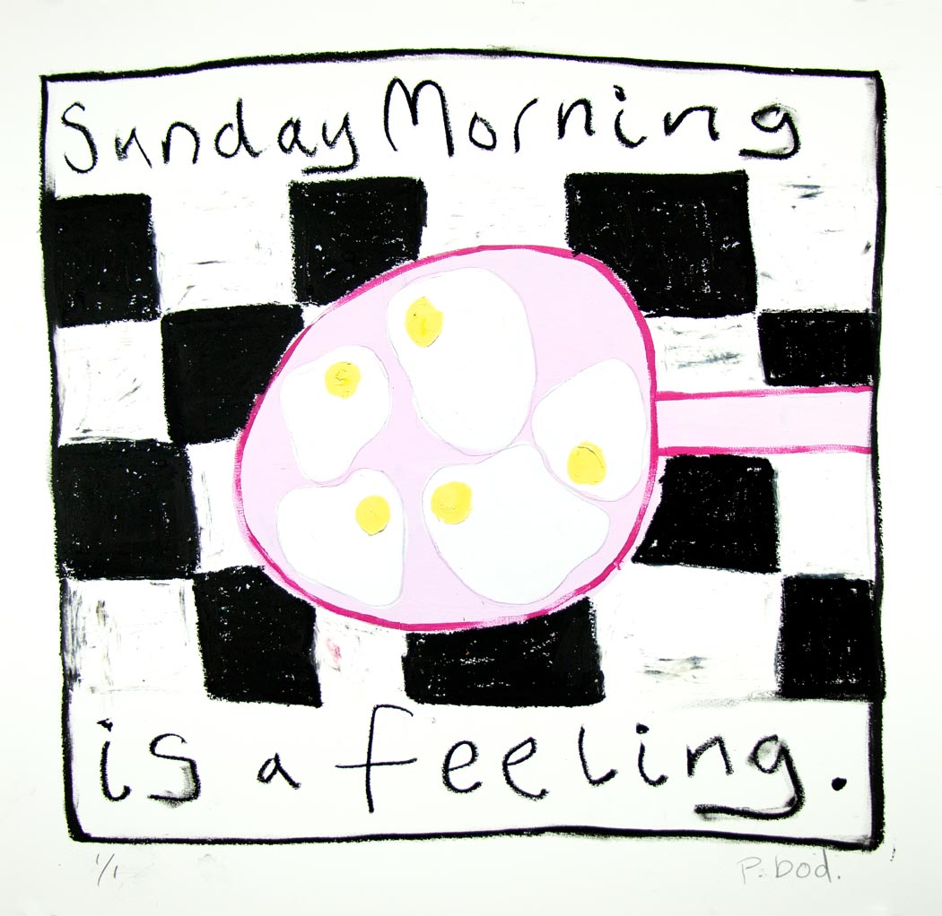 Sunday Morning is a Feeling - Variant 1 Enlarged