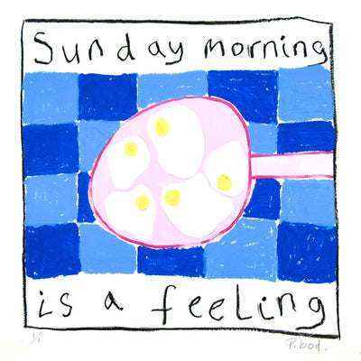Sunday Morning is a Feeling - Variant 4 by Phoebe Boddy - Art Republic
