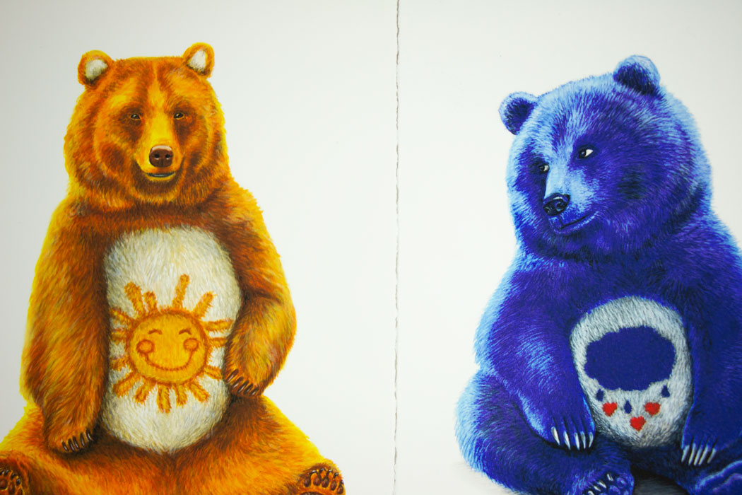 Care Bears - 4 Print Set Enlarged