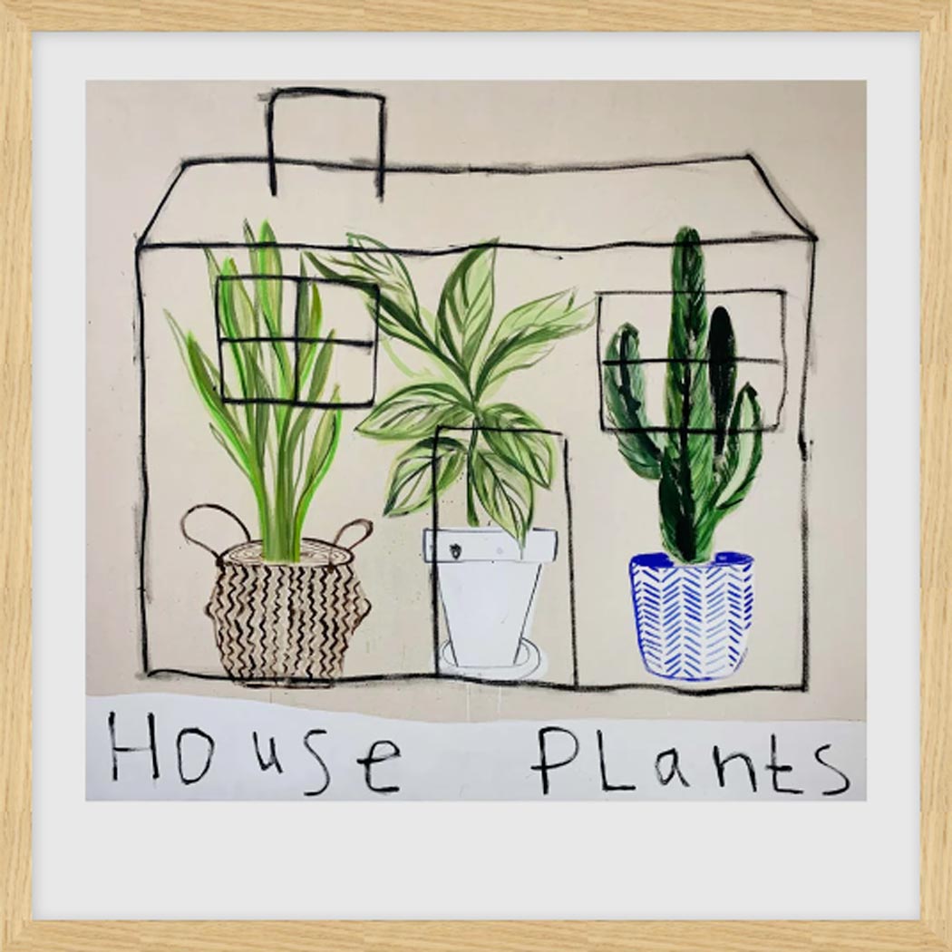 House plants - Framed Enlarged