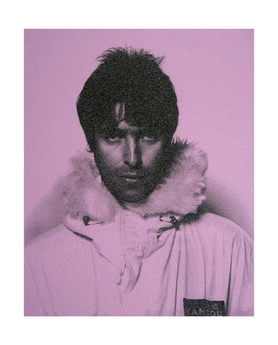 Liam Gallagher - Pink Art Print by David Studwell - Art Republic