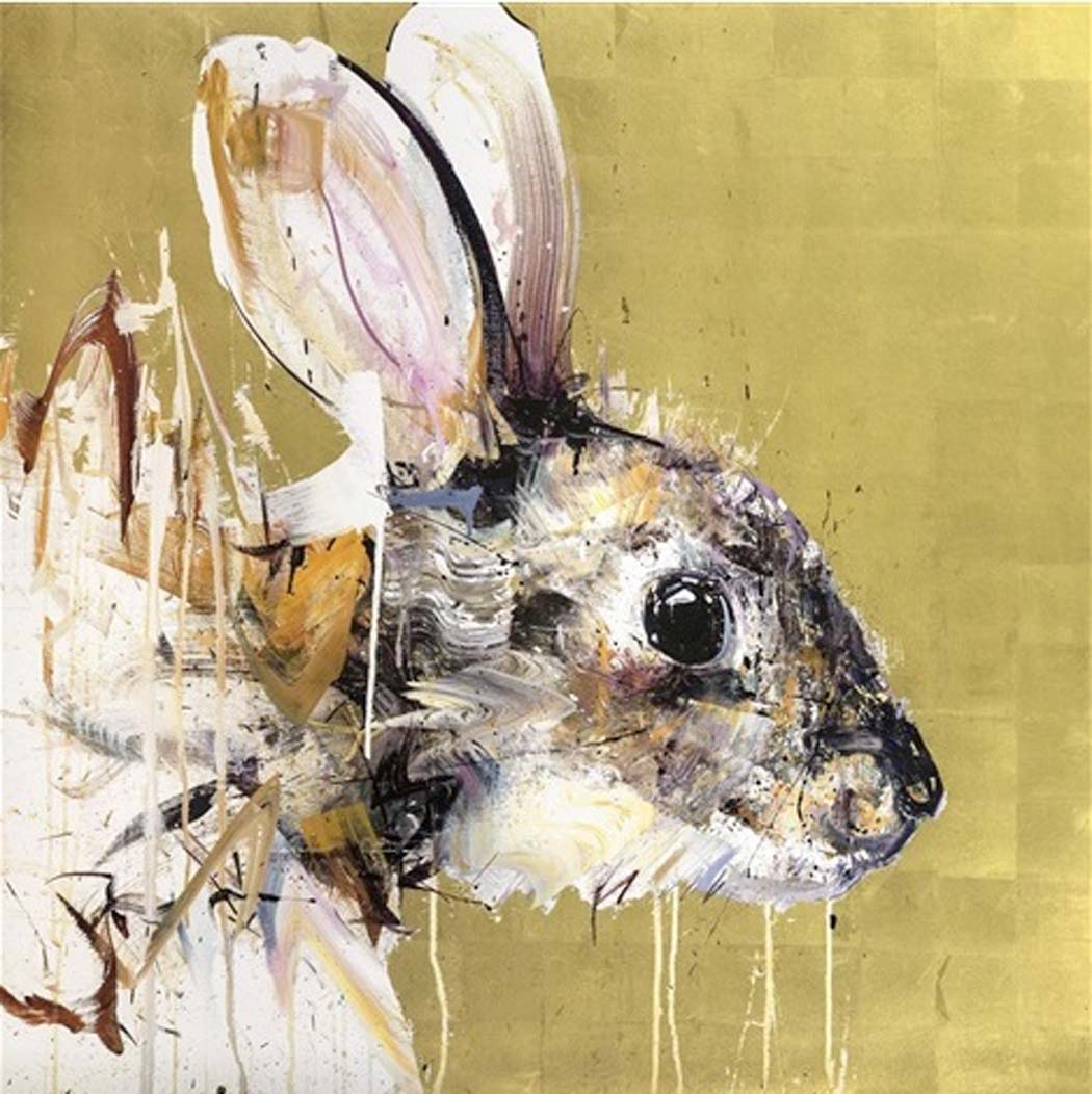 Gold Rabbit Enlarged