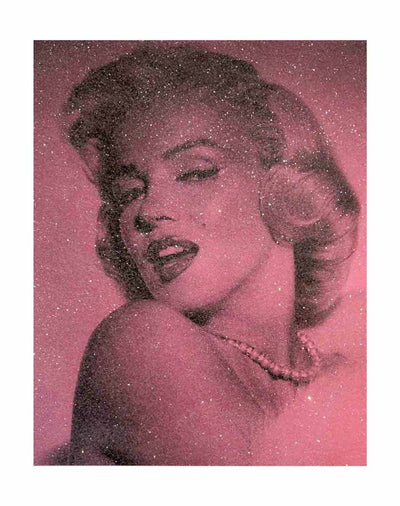 Marilyn Monroe - Pink Art Print by David Studwell - Art Republic