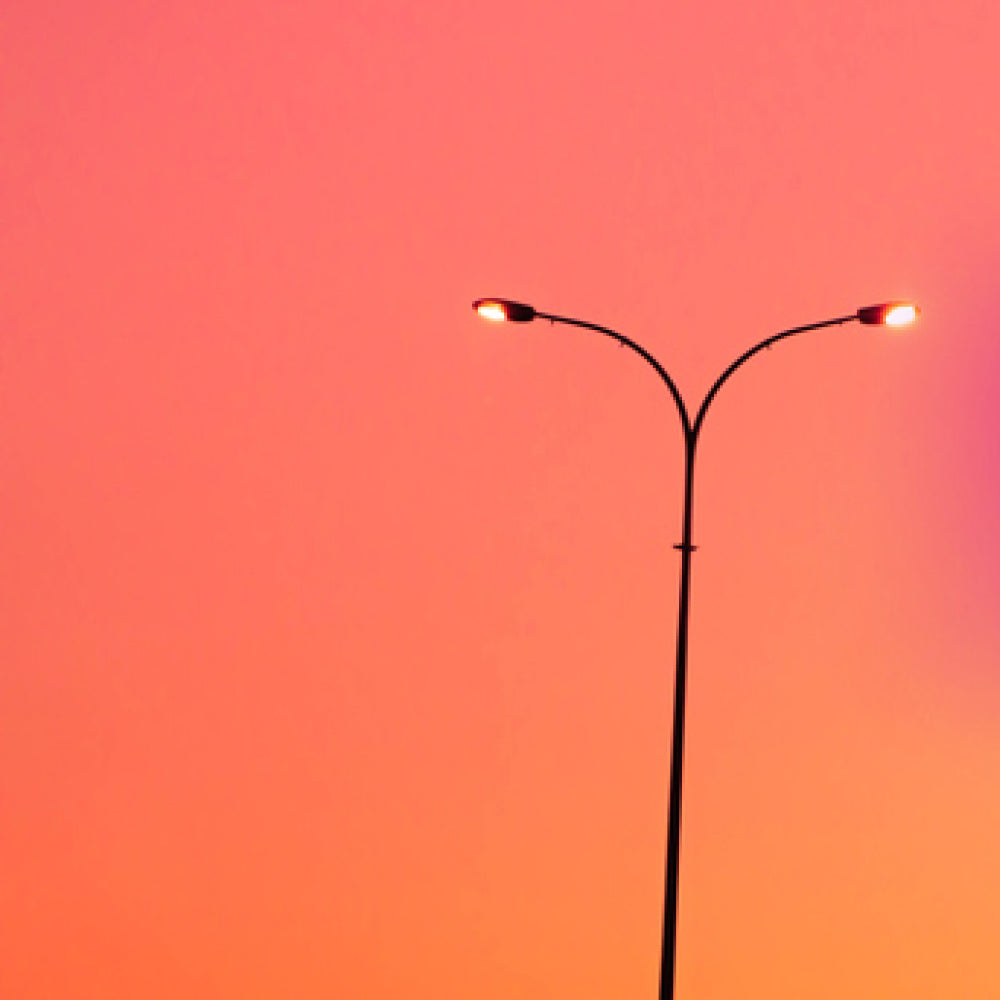 Neon light and Sunset Sky - Artur Debat Enlarged