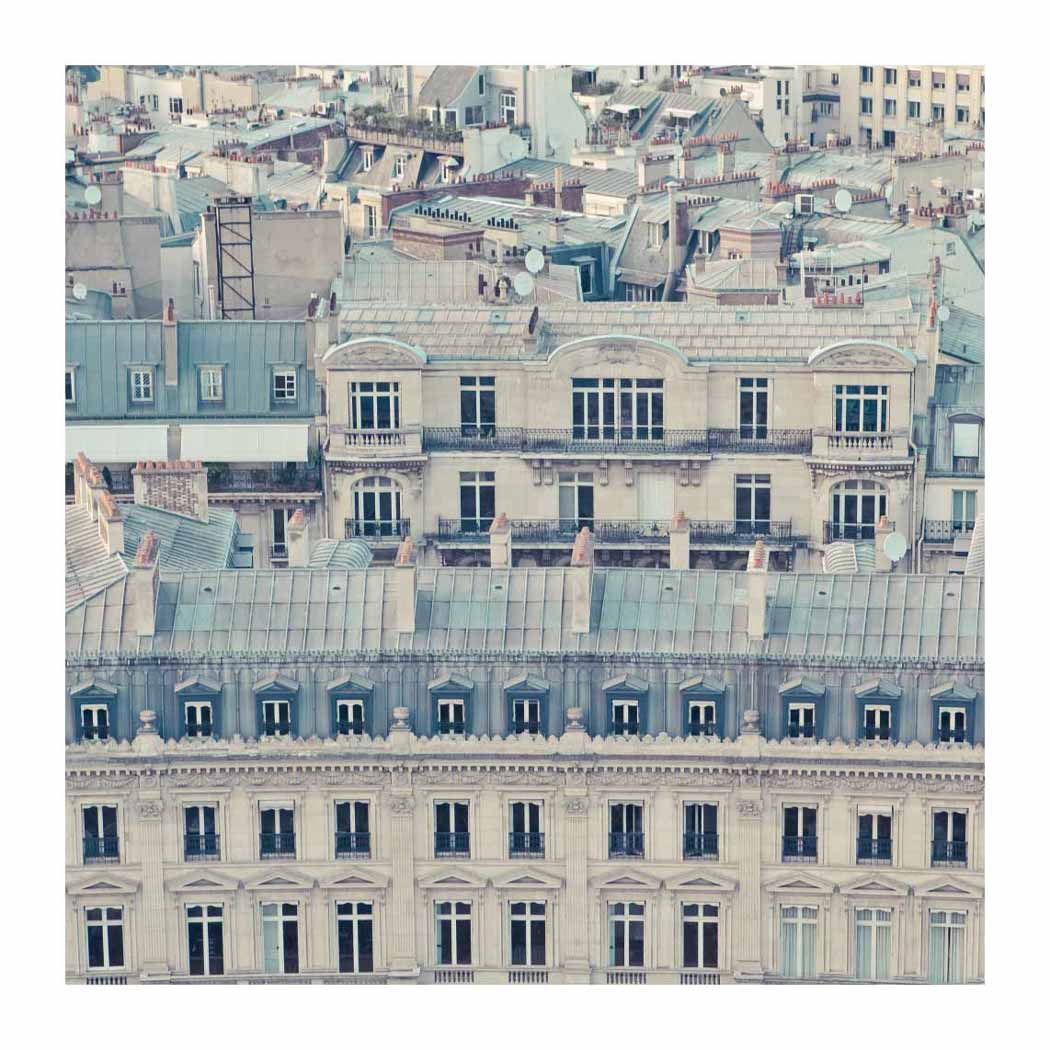 View over Rooftops of Paris - Cindy Prins Enlarged