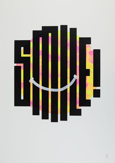 Smile 7 Art Print by James Kingman - Art Republic