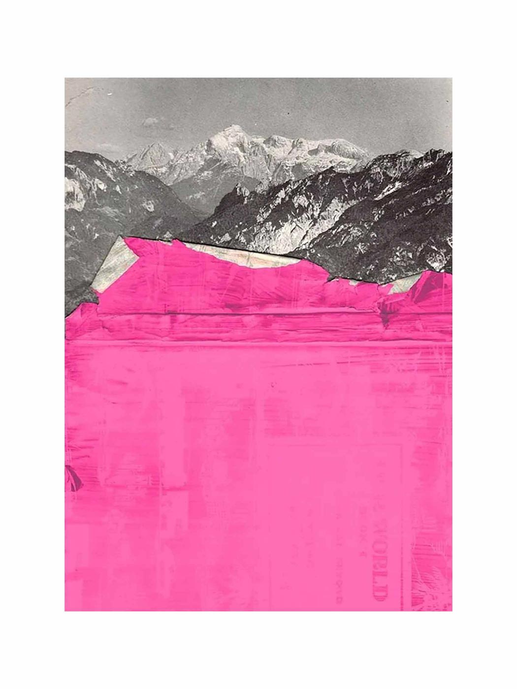 Pink Mountains Enlarged