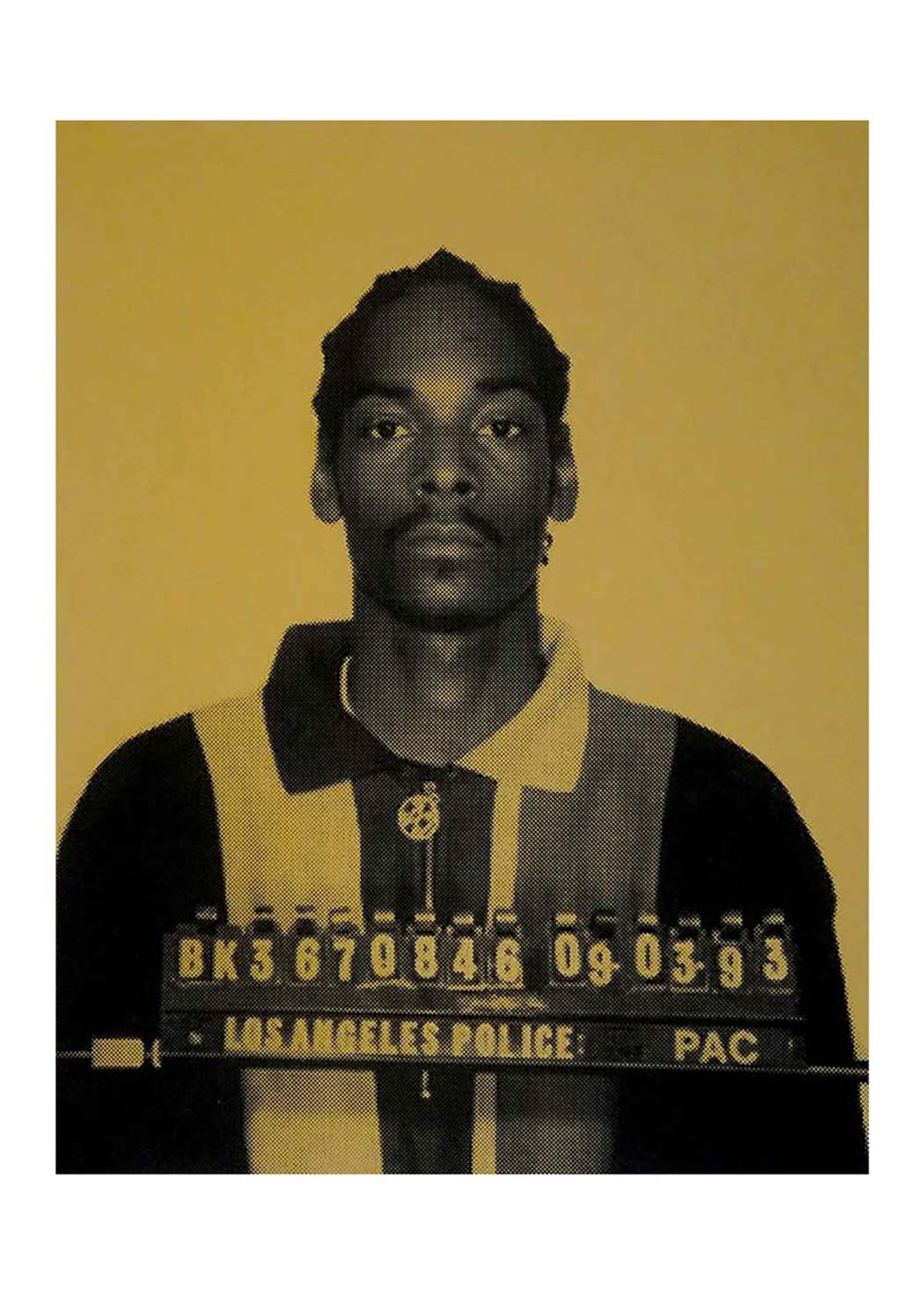 Snoop Dogg I (Gold) Enlarged