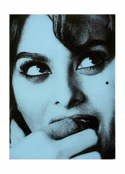Sophia Loren - Blue Art Print by David Studwell - Art Republic