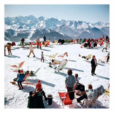Verbier Vacation, C-type print - Small Photography Print by Slim Aarons - Art Republic