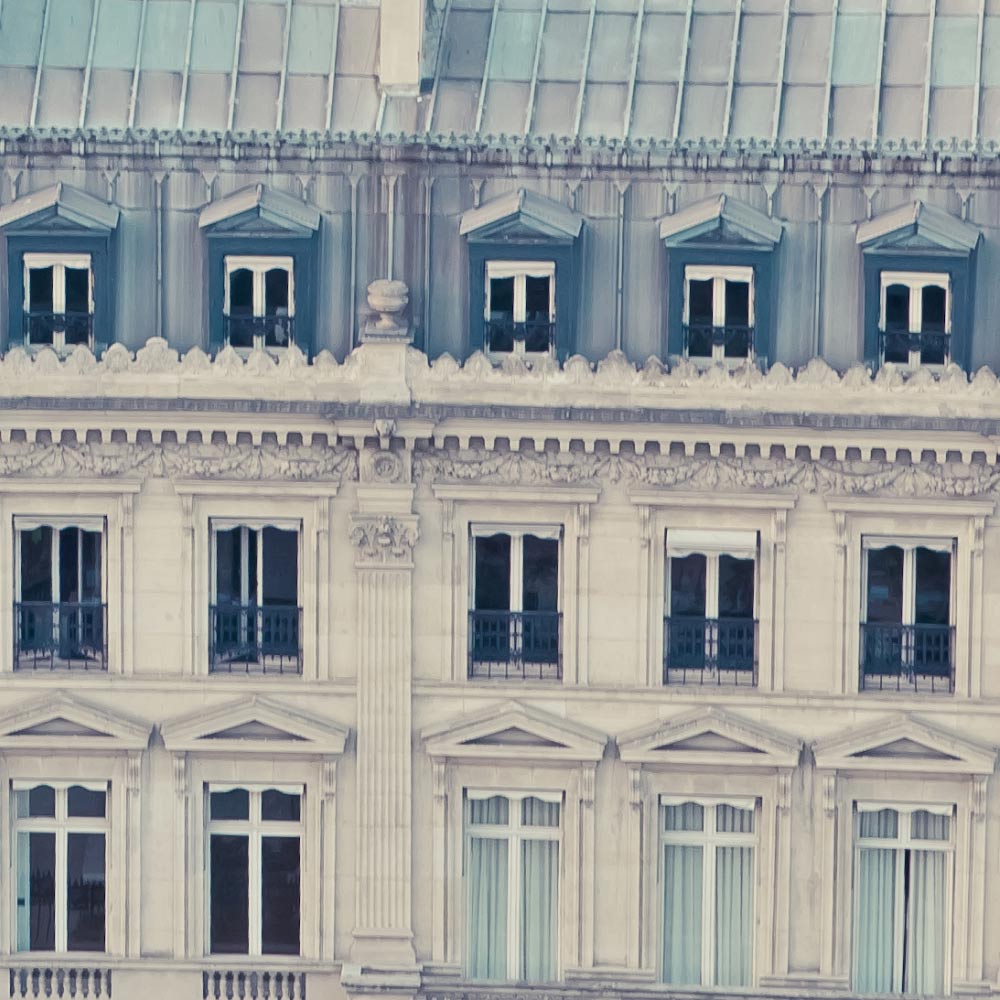 View over Rooftops of Paris - Cindy Prins Enlarged