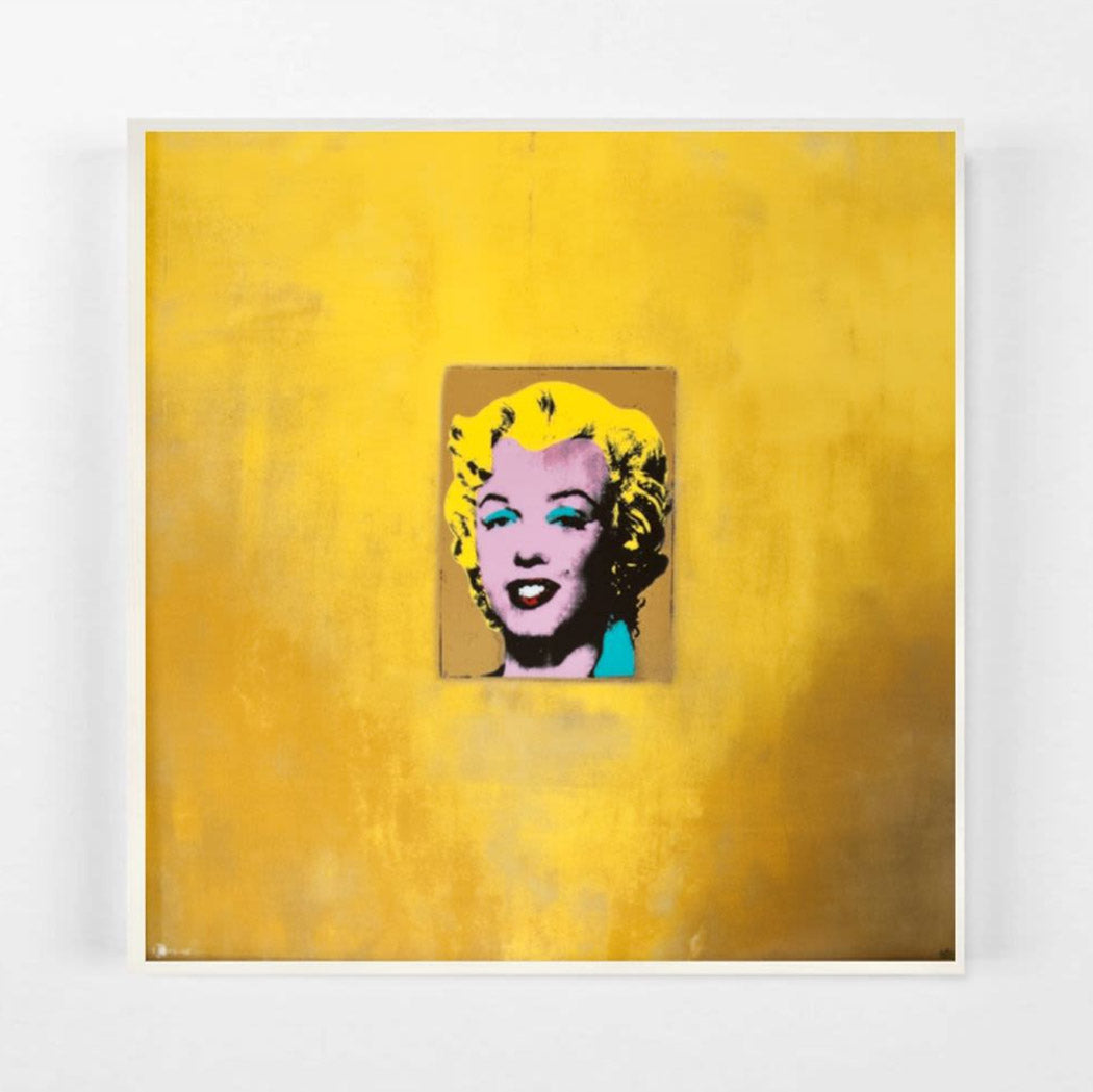 Golden Marilyn Enlarged