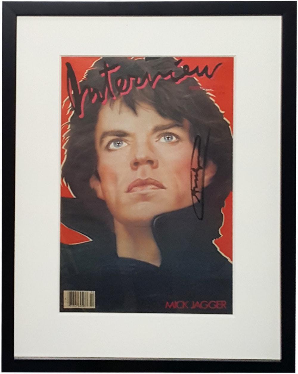Interview Magazine (Mick Jagger Cover), February 1985 Enlarged