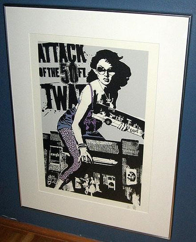Framed Attack of the 50ft Twat (Signed Limited Edition of 150)