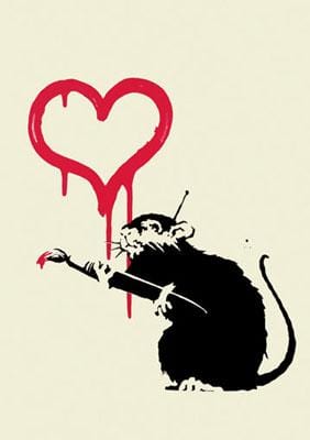 Love Rat (Limited Edition Silkscreen Print of 600)