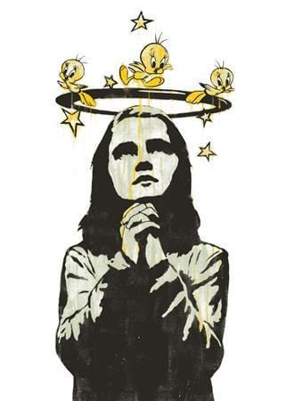 Praying Girl (Silkscreen Signed Limited Edition of 200) Enlarged