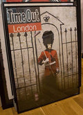Framed London Time Out Rare Poster
