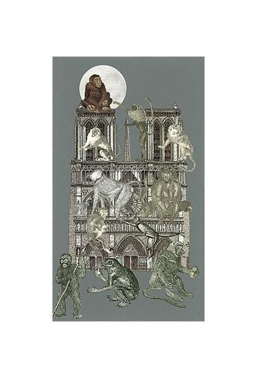 Paris - Monkeys Art Print by Peter Blake - Art Republic