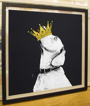 Framed Crown (Silkscreen Signed Limited Edition of 250) Enlarged