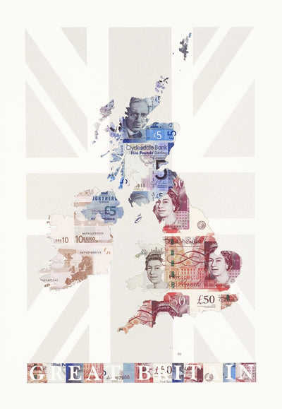 Great Britain Art Print by Justine Smith - Art Republic