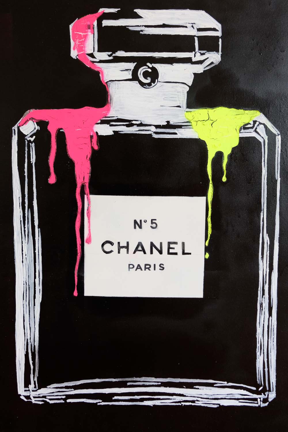 Neon Chanel No.5 Original Enlarged
