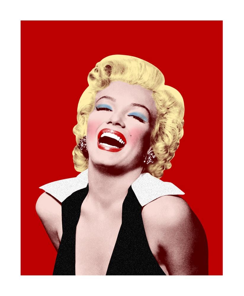 Marilyn Red Enlarged