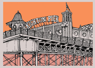 Righton Pier - Orange