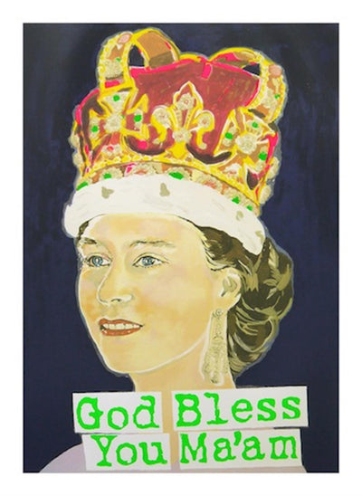 God Bless You Ma'am!, 2014 Art Print by Magda Archer