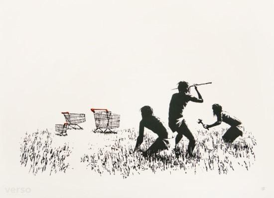 Trolley Hunters (Screenprint, Signed Limited Edition of 150) Enlarged