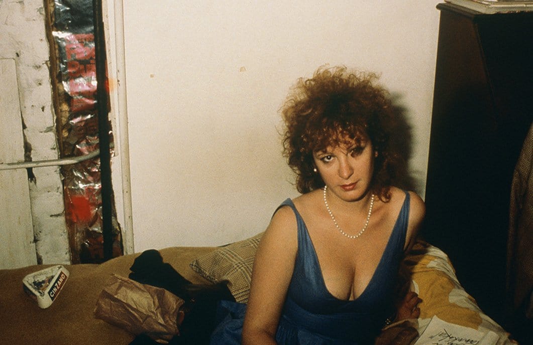 Self-portrait in blue dress, New York City, 1985, 2020 Enlarged