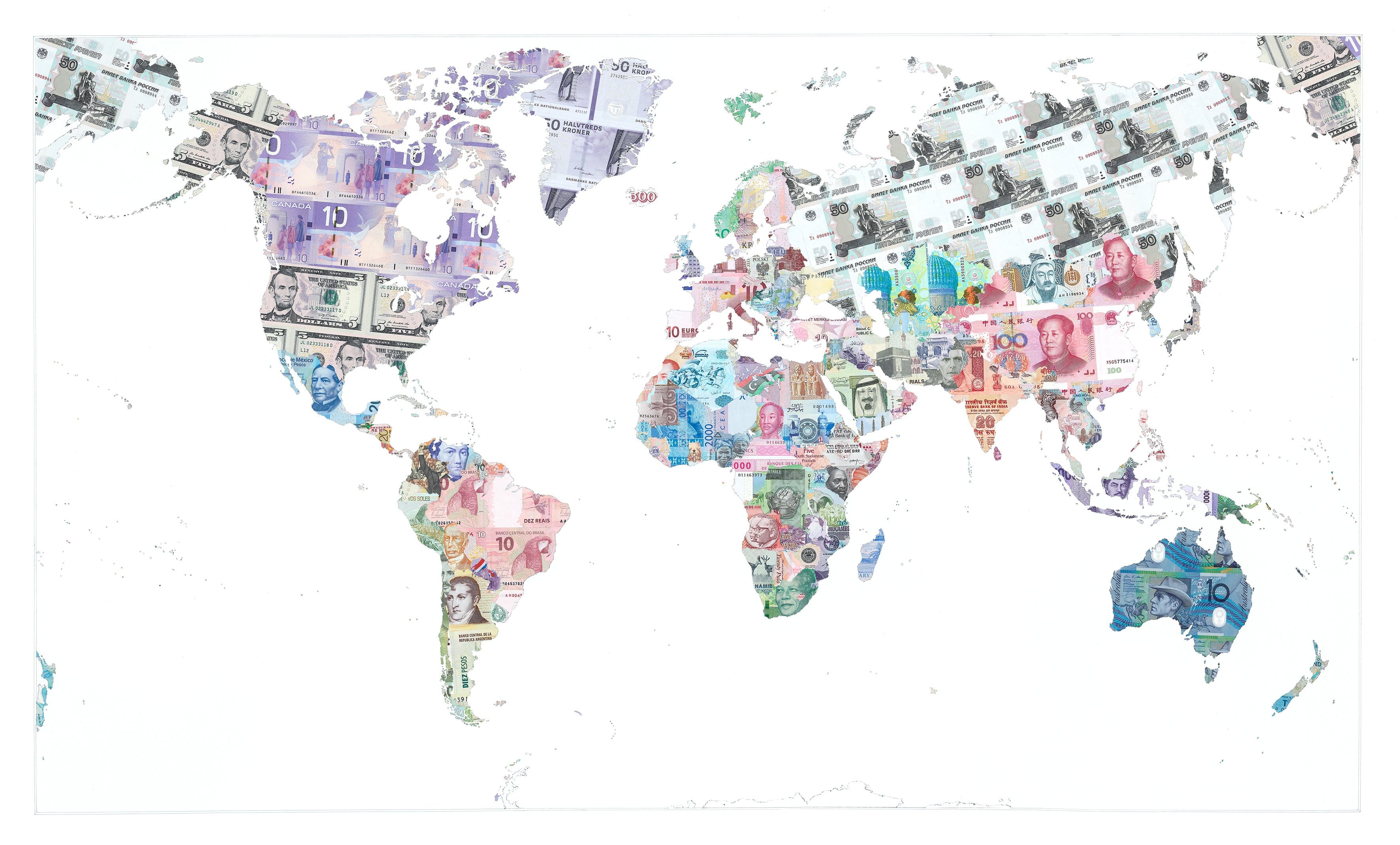 Money Map of the World 2013 Enlarged