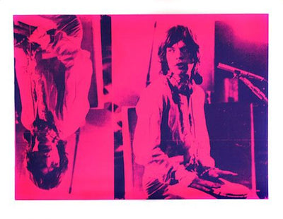 Electric Mick- Small Neon Pink/Purple Art Print by Kate Gibb - Art Republic