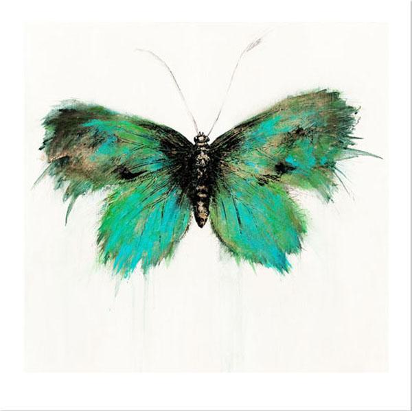 Emerald Butterfly Enlarged
