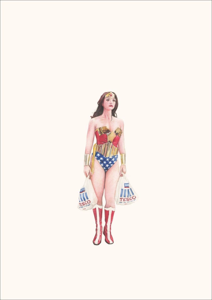 Wonder Woman Enlarged
