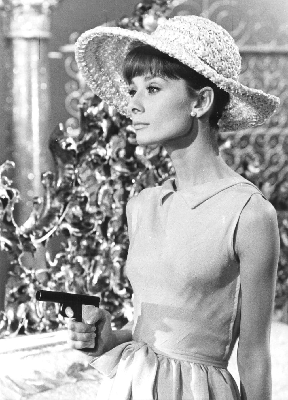 Audrey Hepburn on the Set of Paris When It Sizzles, Paris, 1962 Enlarged