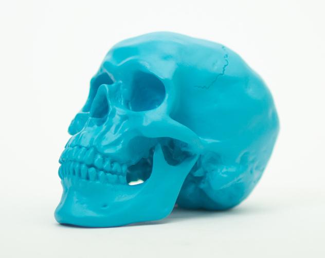 Skullpture - Blue, 2019 Enlarged