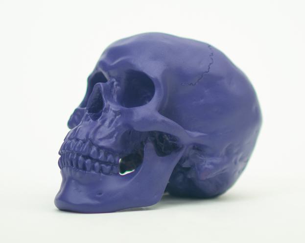 Skullpture - Violet, 2019 Enlarged