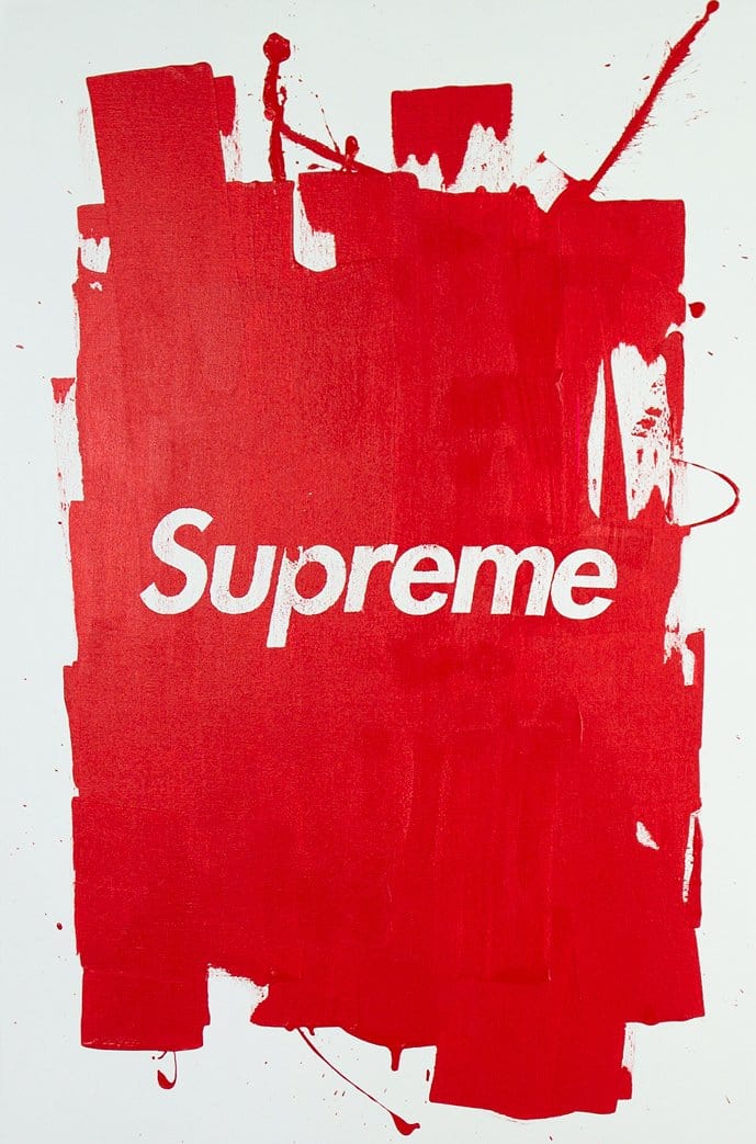 Supreme Abstract, Red, 2019 Enlarged